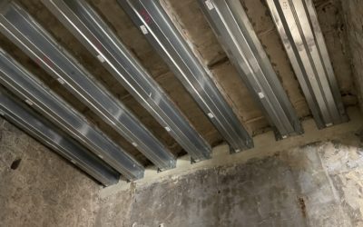 Poutres atteintes de carbonatation